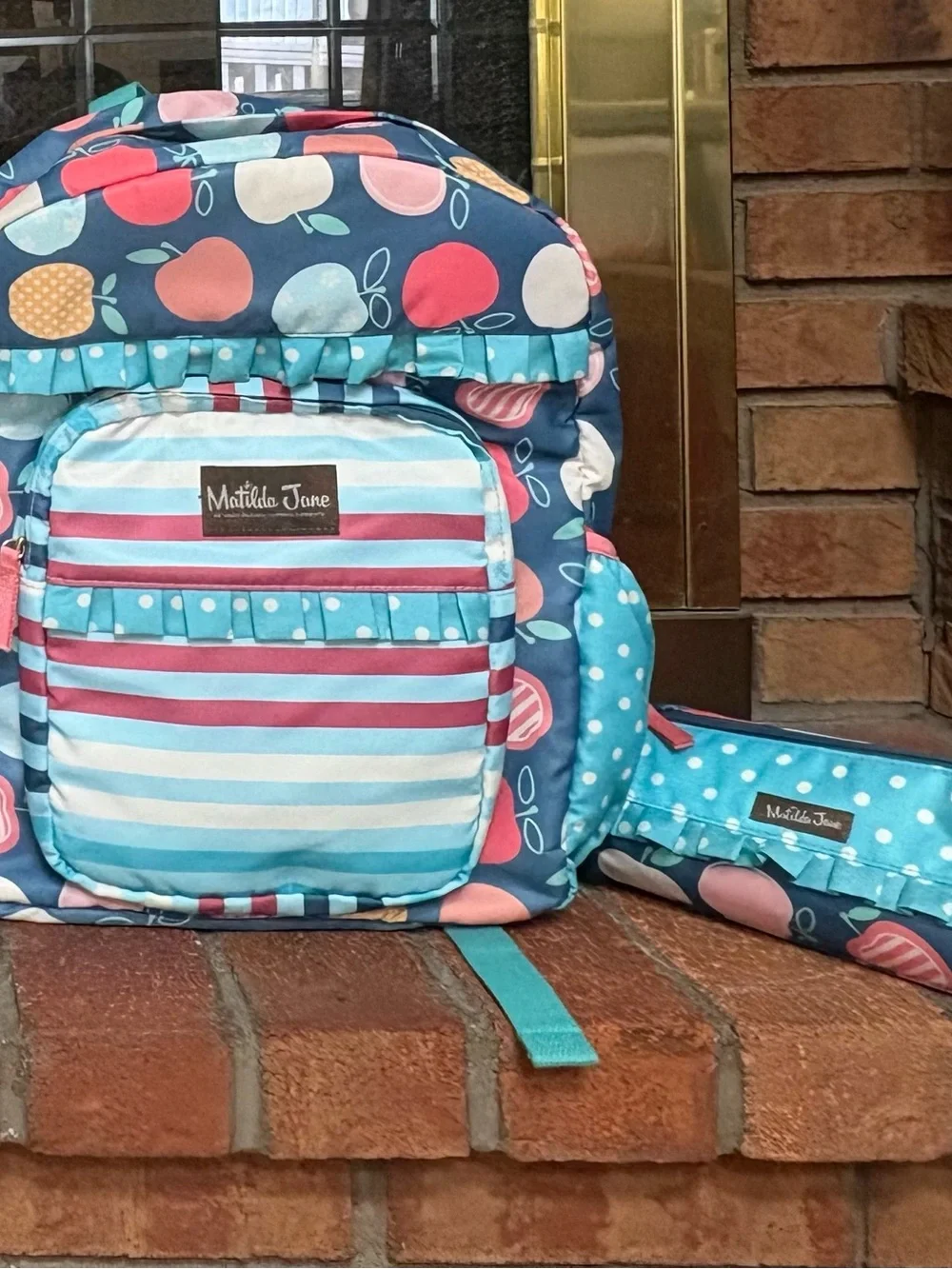 🍎 NWOT Matilda Jane backpack with pencil pouch 🍎
